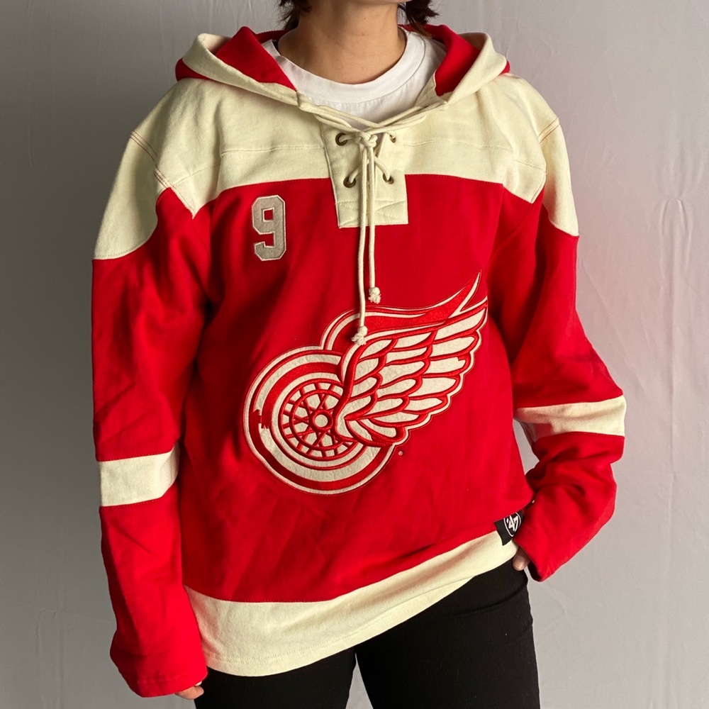 DETROIT REDWINGS JERSEY SWEATSHIRT